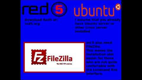 Red5 Installation Guide Using Filezilla