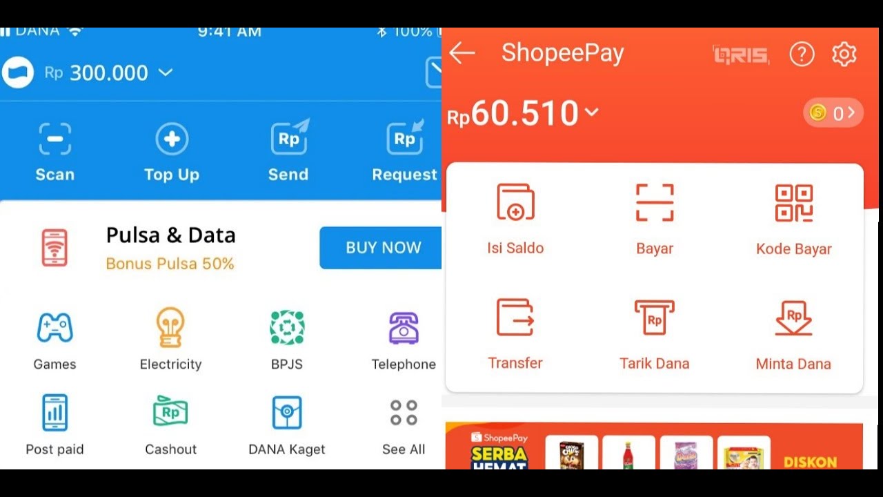 Cara Isi Saldo Shopeepay Lewat DANA 