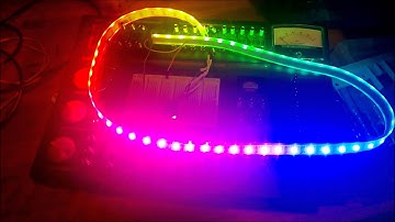 Testing adafruit trinket and digital led strip