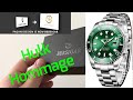 Bersigar/ Pagani Design Submariner - Rolex Hulk Hommage - Unboxing