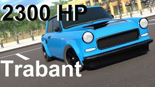 9.6L Turbo/Nitrous V8 In A Trabant! Automation/BeamNG