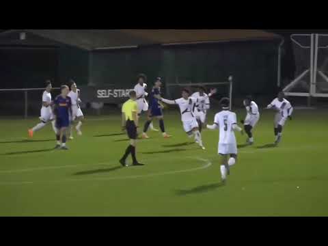 هدف خليل العياري في شباك نيوكاسل الانجليزي دوري ابطال اوروبا للشباب