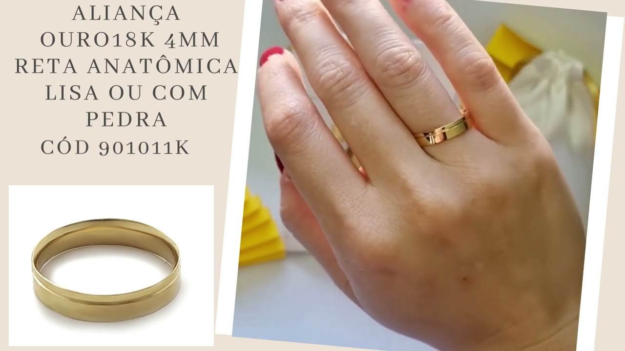 Pulseira de Ouro 18k Feminina Elo Portugês 19cm 4mm Largura - Site