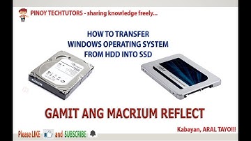 ( MACRIUM REFLECT 7 ) HOW TO TRANSFER WINDOWS 10 FROM HDD TO SSD