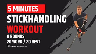 Best Stickhandling Session | Off-Ice Workout | Hockey Tabata | Puck Control |  Summer Training