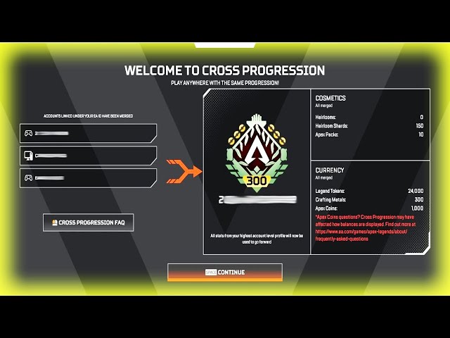 Cross Progression in Apex Legends™