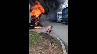 Дальнобойщик из Гродно горел в Германии