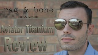 Rag & Bone Aviator Titanium RNB 5040 Review - YouTube display picture 1