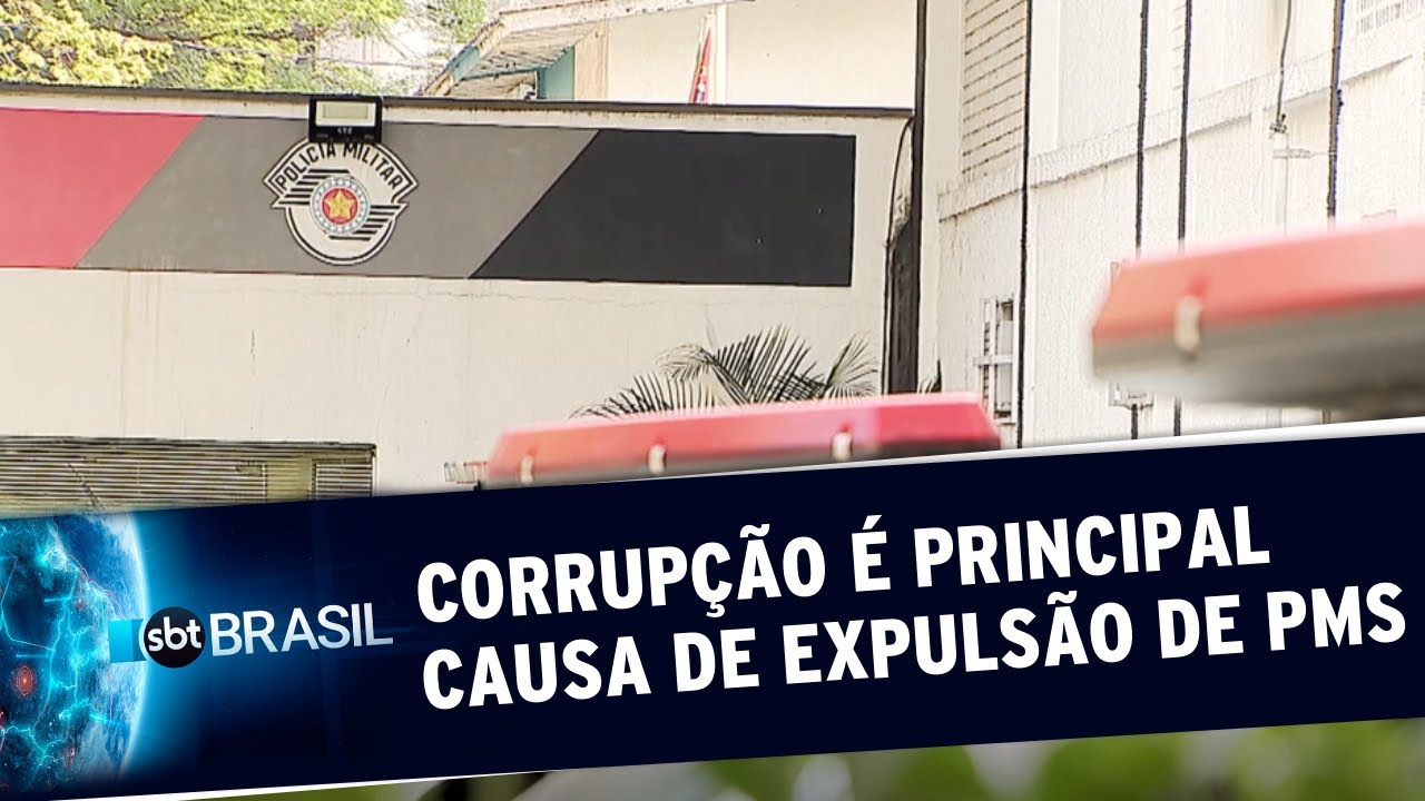 Corrupção é a principal causa de expulsão de policiais militares em SP | SBT Brasil (23/10/19)