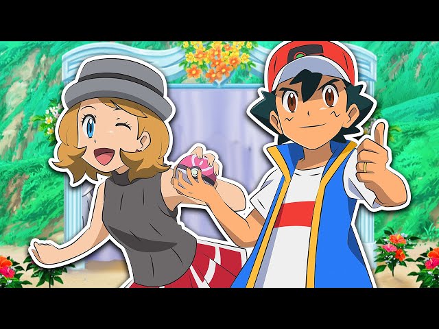 Ash Ketchum's SECRET Ending in Pokemon! Ash and Serena Get Married? (AmourShipping) class=