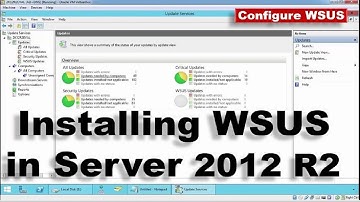 How To Configure WSUS in Windows Server 2012 R2 || Installing and Configuring WSUS in Server 2012 R2