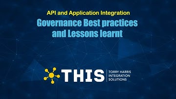 Torry Harris Meetup - API and application integration governance best practices and lessons learnt