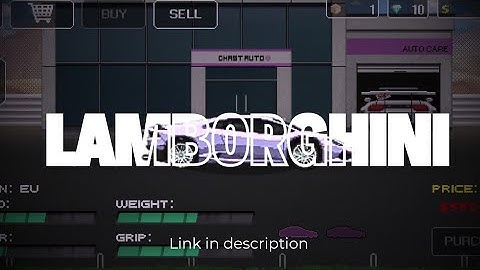 How to get Lamborghini and other modded cars in Pixel Car Racer (link in description)