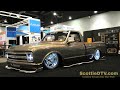 1968 chevrolet c10 pickup ctanium  street truck muscle truck custom truck  2021 sema show