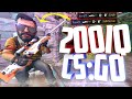 КОГДА 200IQ В CS:GO! (МОНТАЖ)