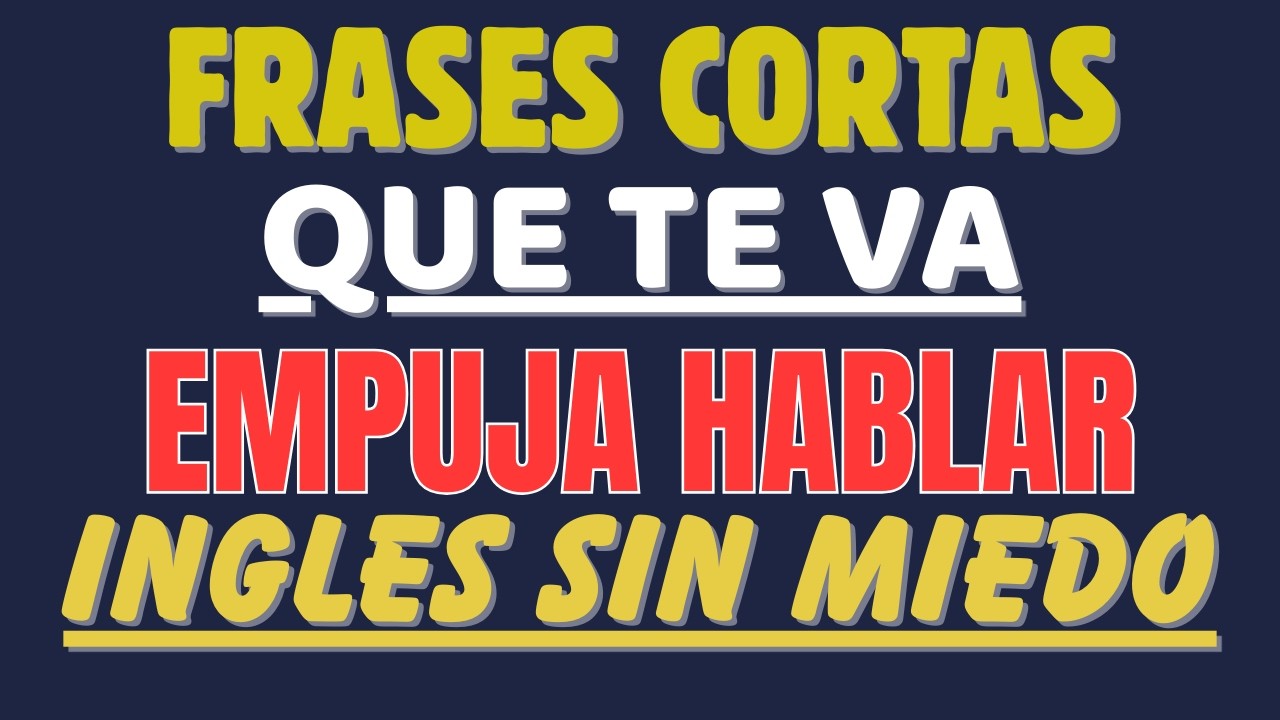 CONVERSACIÓN EN INGLÉS PARA PRINCIPIANTES || FRASES BÁSICAS EN INGLES QUE TODOS LOS NATIVOS USAN
