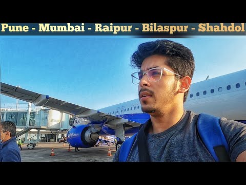 Going Home For Diwali Travel Vlog Pune - Mumbai - Raipur - Bilaspur - Shahdol (MP) | IndvsPak |