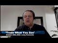 October 24th, Trade What You See with Larry Pesavento  on TFNN - 2022