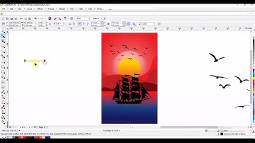 Learn How To Create Vector Nature Background in Coreldraw - Ahsan Sabri