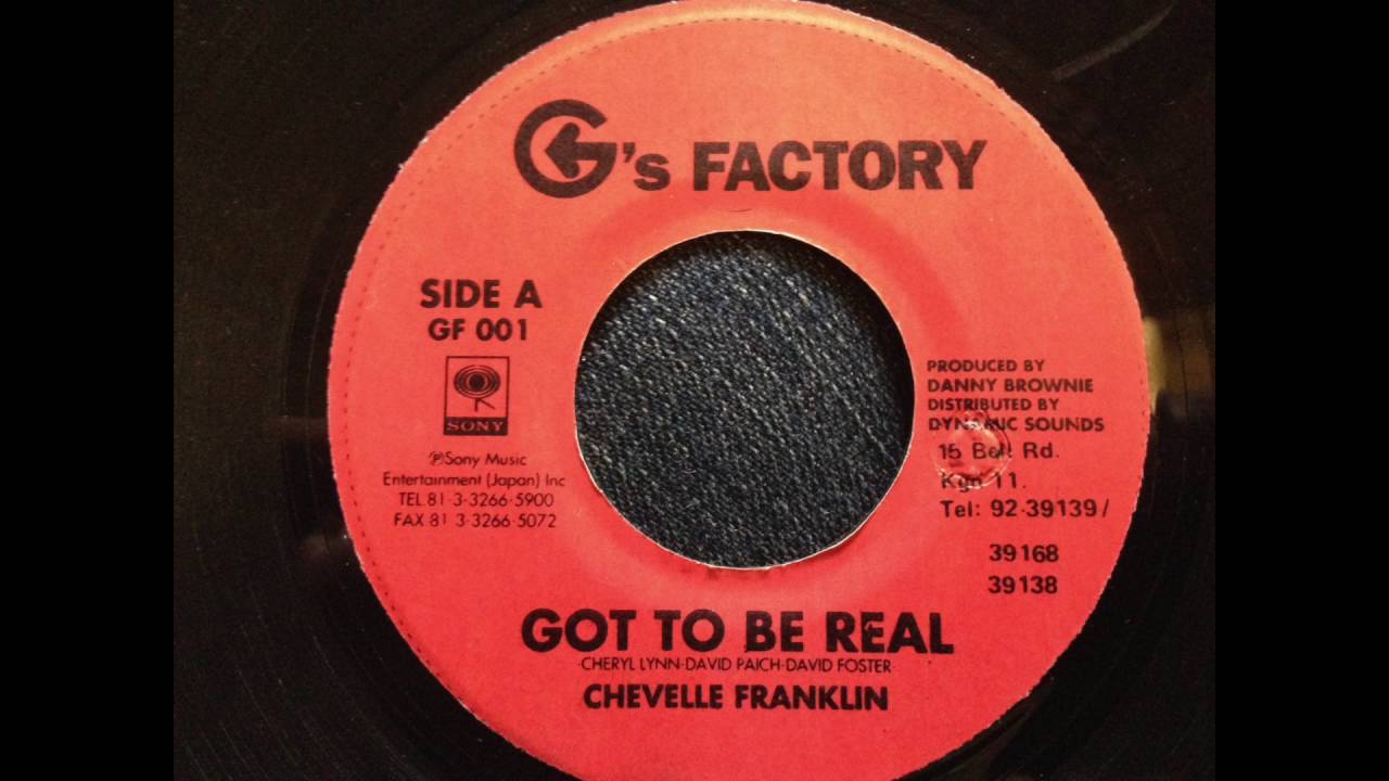 Chevelle Franklyn Got To Be Real レコード GOT TO BE REAL / CHEVELLE FRANKLIN (7インチレコード) |