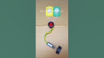 Electricity generate by n20 gear generator ° DC Motor #dcmotor #tech #shorts