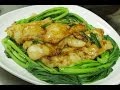 Fillet of Flounder with Yau choi