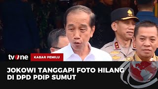 Foto Hilang di Kantor DPD PDIP Sumut, Ini Kata Jokowi | Kabar Pemilu tvOne