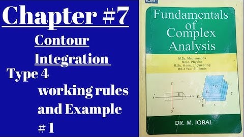 Complex Analysis// Contour Integration// chapter #7// Type 4//working rules and Example #1
