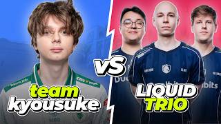 KYOUSUKE vs LIQUID TRIO on FACEIT with Utility Guide, Multi POV & Voice Comms (Dust2)
