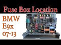 2007 Bmw 328i Fuse Box Location