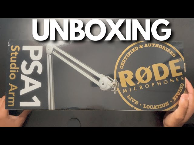 RODE PSA1 Studio Arm - Unboxing & Review 