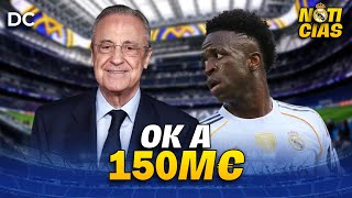 EL REAL MADRID ACEPTA 150 MILLONES DE EUROS POR VINICIUS JÚNIOR