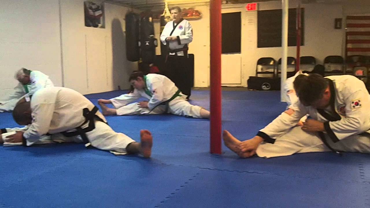 Graveline's American Martial Arts Beginner Warmups and stretching