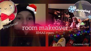 🎅🏻🎄XMAS room MAKEOVER/ новогодняя переделка моей комнаты 2022 *vlogmas episode 1*