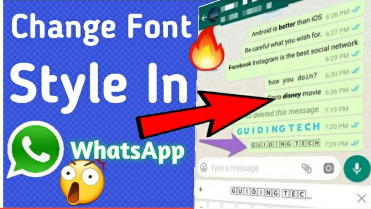 How To Change Font Style In Whatsapp whatsapp me font style kaise