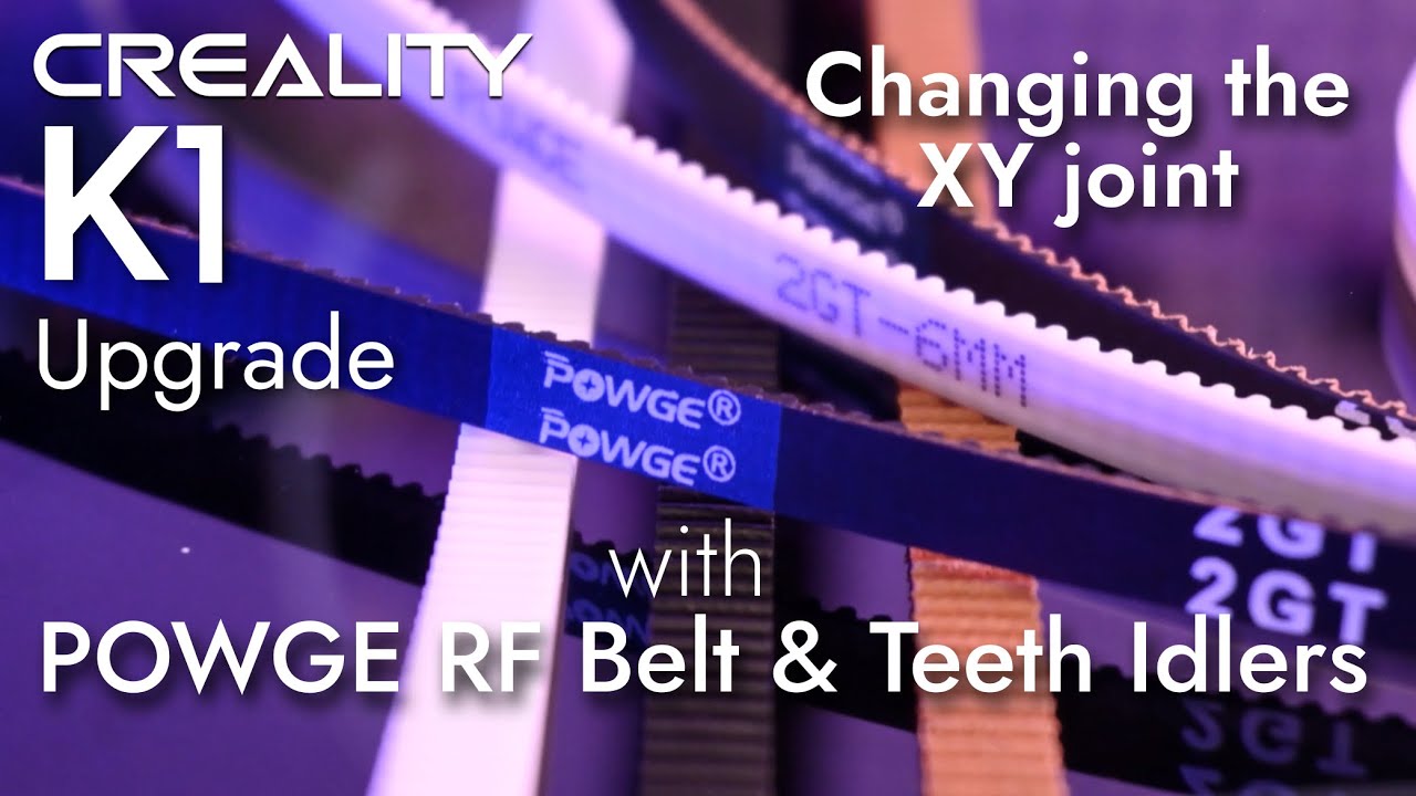 K1 New XY joints , Belts and Idlers ... How To Creality - YouTube