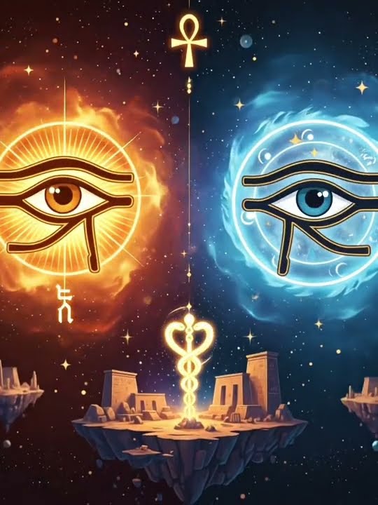 Did you know the Eye of Ra and the Eye of Horus are not the same? 👁️✨