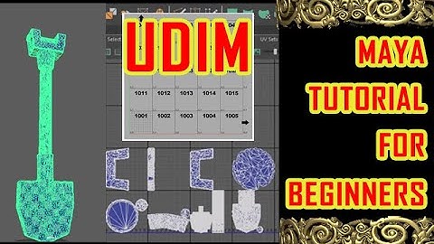 maya udim | Maya UDIM Tutorial   Creating UDIMs and Exporting from Maya 2022 to Substance Painter