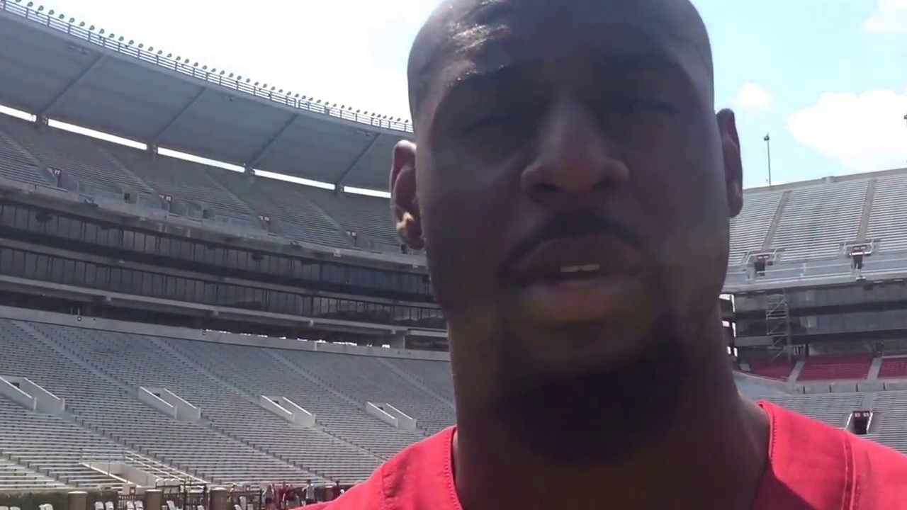 Alabama LB Rashaan Evans at media day - YouTube Tide 102.9