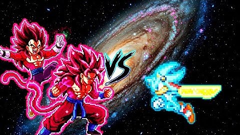 Fusion Xeno Gogeta SSJ4 V2 OP (Goku & Vegeta) VS Hyper Shadic V3 OP in Jump Force Mugen