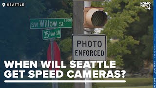 Despite city council approval, speed enforcement cameras are still on hold in Seattle