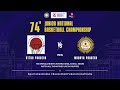 KO-34 | UTTAR PRADESH VS MADHYA PRADESH | MEN  | 74TH JUNIOR NATIONAL BASKETBALL CHAMPIONSHIP
