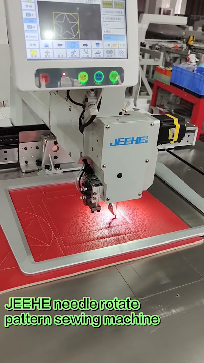 JEEHE high quality pattern sewing machine  perfect sewing on leather