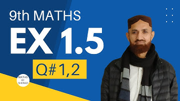 9th Maths | Ex 1.5 | Q#1,2 | Multiplicative Inverse of a Matrix