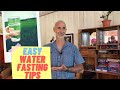 Important keys for a successful water fast