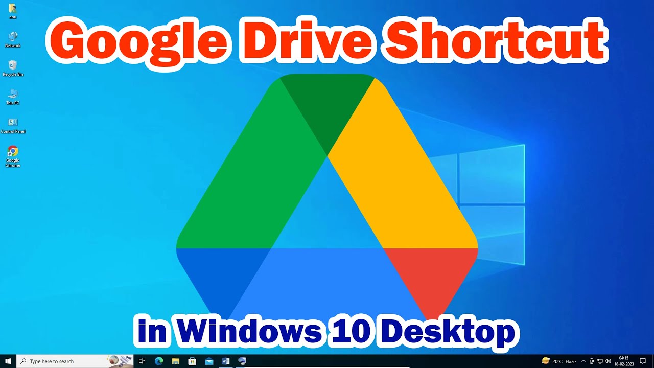 How To Create Google Drive Shortcut On Windows 10 Desktop YouTube