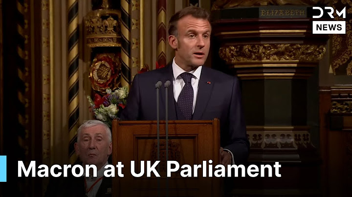 FULL SPEECH: French President Macron Addresses UK Parliament During State Visit | AC1G