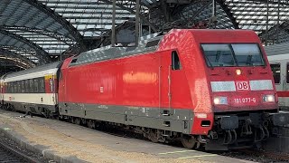 DB 101 077-6 mit Eurocity SBB Köln Hbf #br101