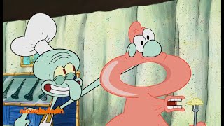 SpongeBob SquarePants Pat Hearts Squid｜Manners｜Sneak Peek