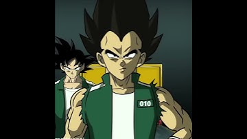 Vegeta and goku in squid game 2 [anime edit] | Dragon ball |
